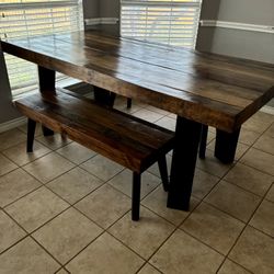 Bench Dining Table