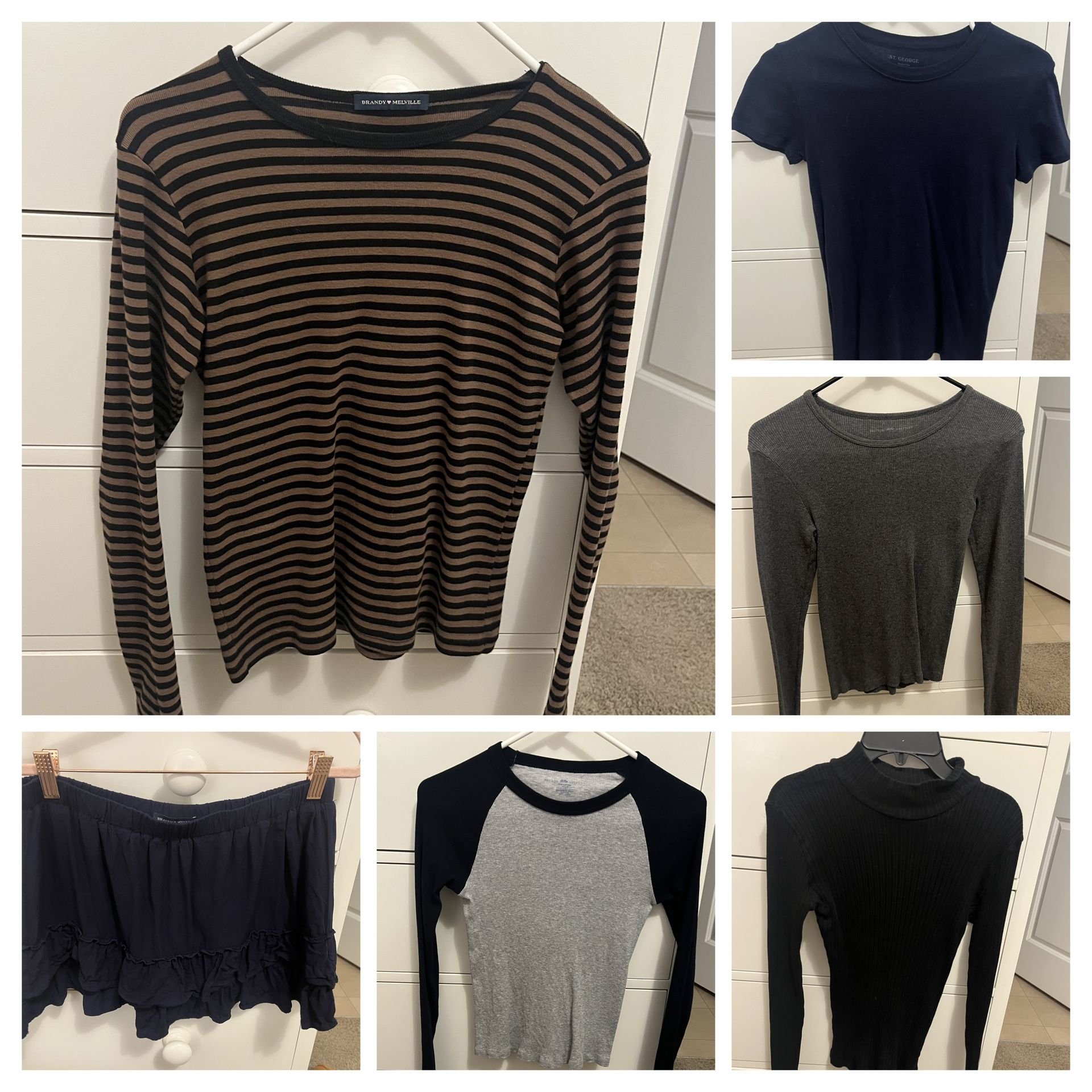 Brandy Melville Shirts And Skirt