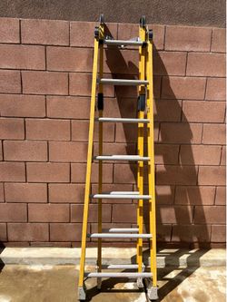 20 ft ladder with step stool capability