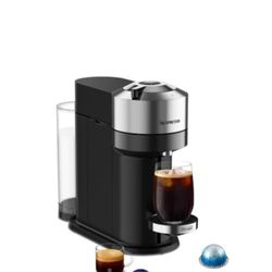 Nespresso Vertuo Plus Coffee and Espresso Maker by Breville, Ink Black with Aeroccino Milk Frother