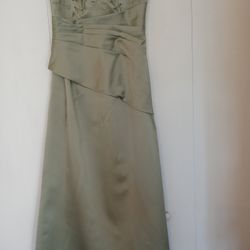 Formal Dress With Beaded Top And Wrap size 12
