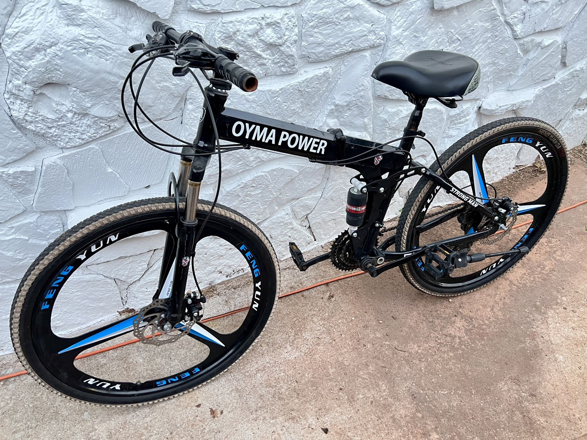 Oyma Power Feng Yun foldable bicycle π² non electric. Size 26β tires