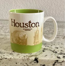 Starbucks Collector Series Houston Texas 16oz Collector Ceramic Coffee Cup Mug