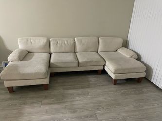 White Sofa - living room