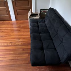 Black Foldable Futon 