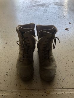 5.11 Tan Side Zip Boots Size 13