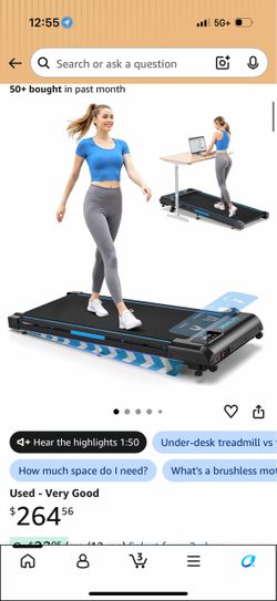 Walking pad treadmill new in the box 10 days return warranty