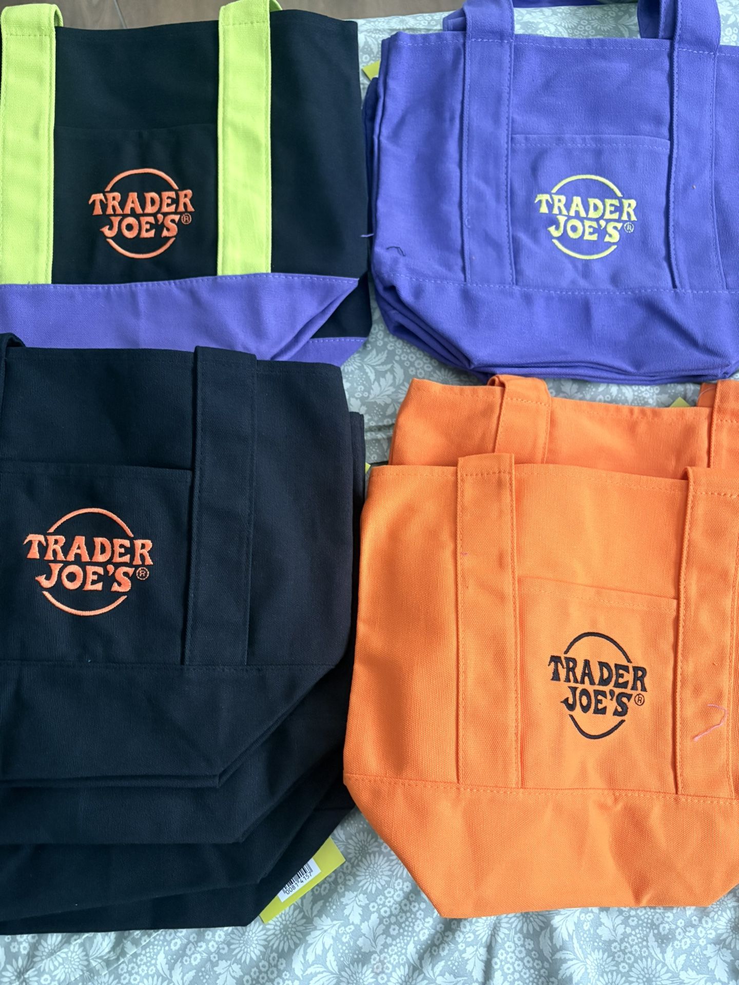 Trade Joes Halloween Limited Addition Totes