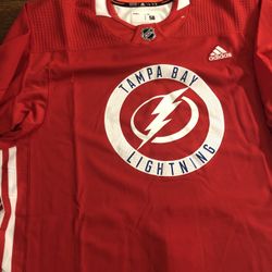 Rare Made In Canada Red Lightning Practice Jersey Size 58