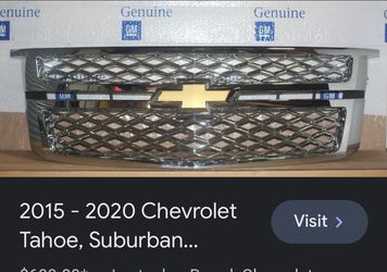 Chrome Chevrolet Front Grille 