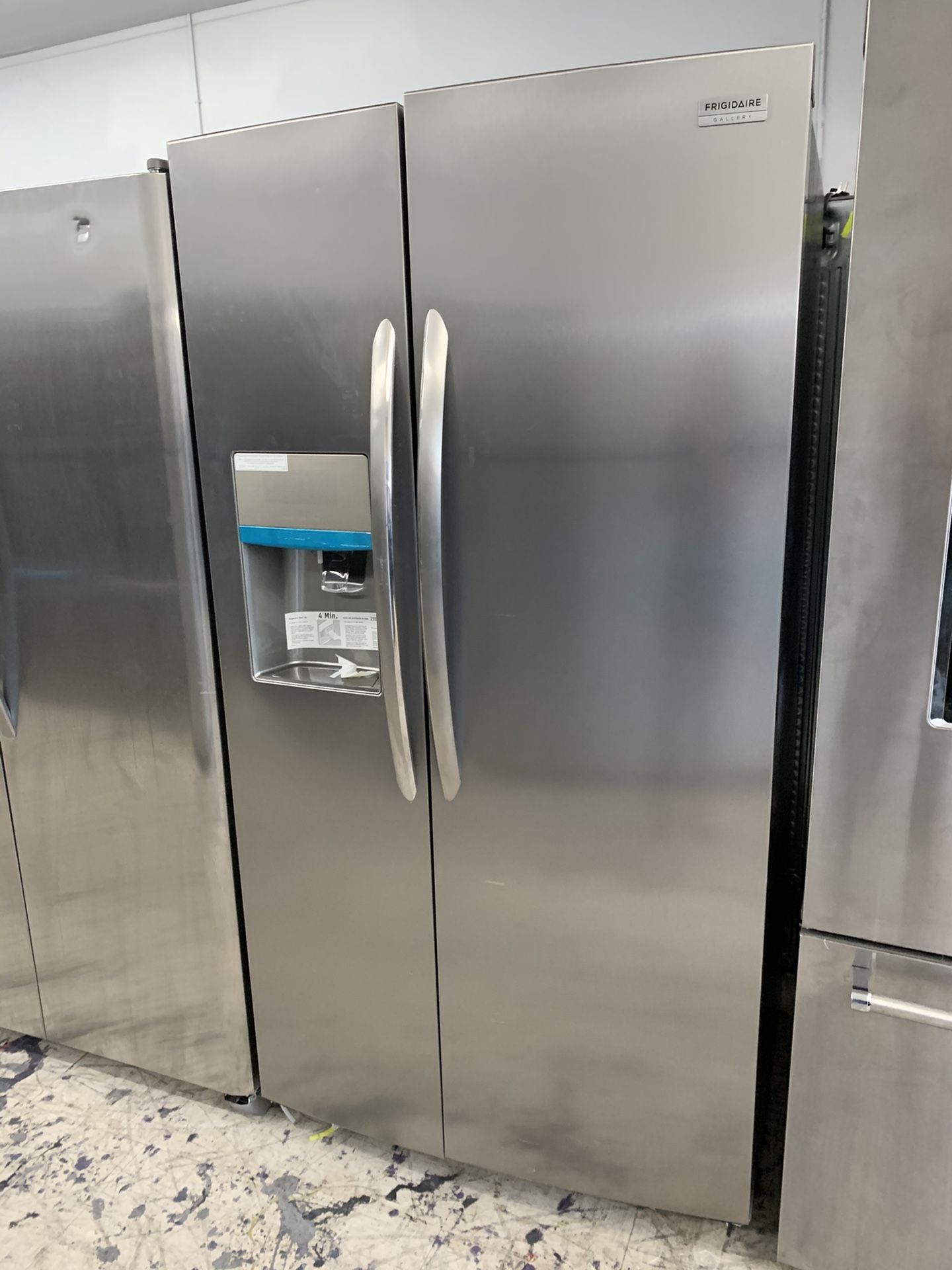 Frigidaire side by side in stainless steel
