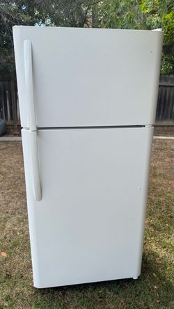 White Frigidaire refrigerator