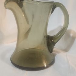 Vintage Smokeglass Pitcher