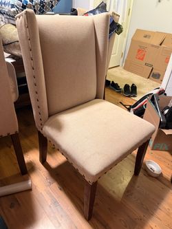 Upholstered 4 Chairs & 1 Bench