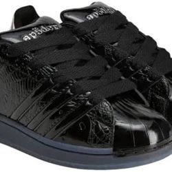Sp5der x Adidas Superstar Black size 10