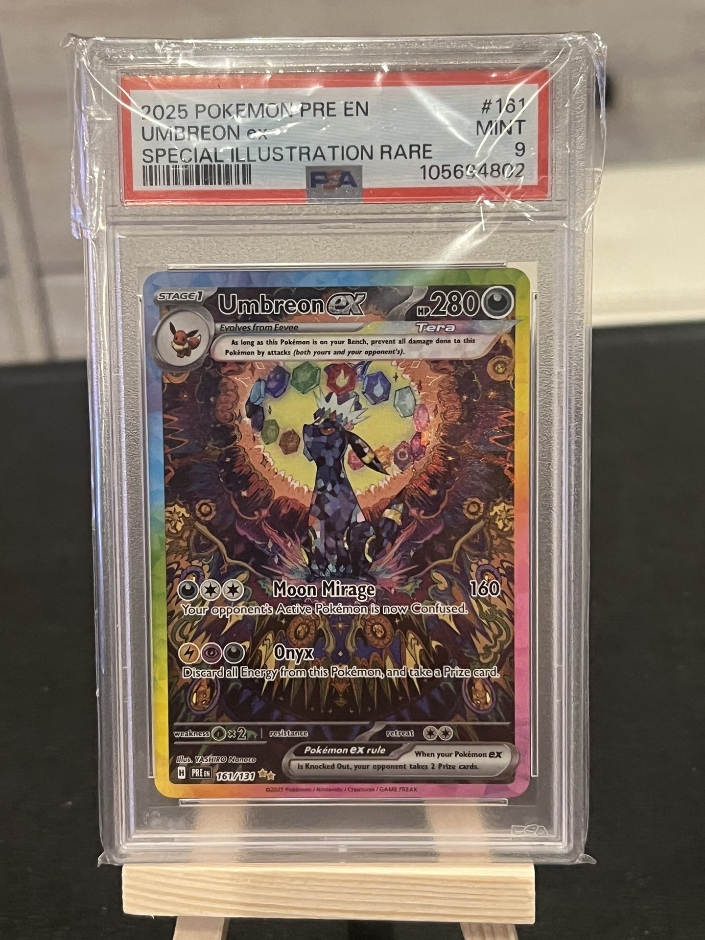 Umbreon ex - 161/131 - SV: Prismatic Evolutions (PRE) PSA 9