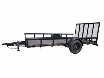 single-axle 12-foot utility trailer