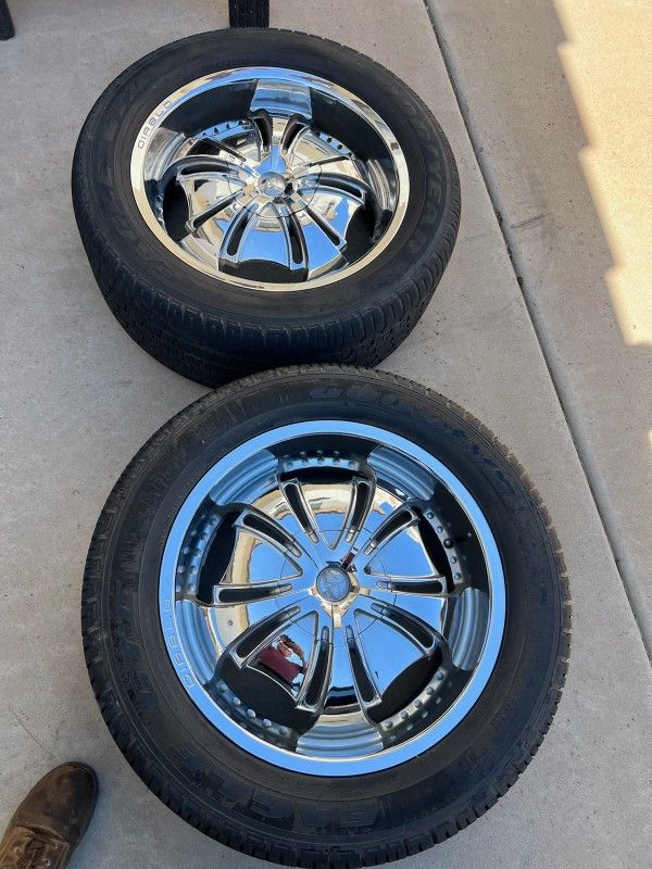20" Chrome Diablo Wheels (All 4)