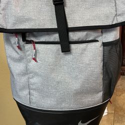 Nike Sport Golf Backpack Gray Black