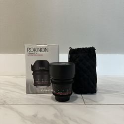 Rokinon 10mm T3.1 Cine Lens