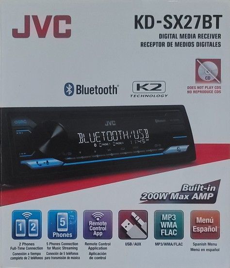 JVC KD-SX27BT Car Stereo