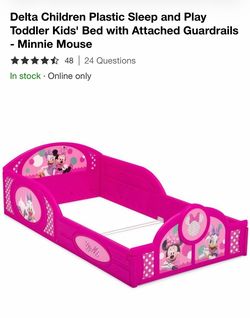 Toddler Minnie Mouse Floor Bed