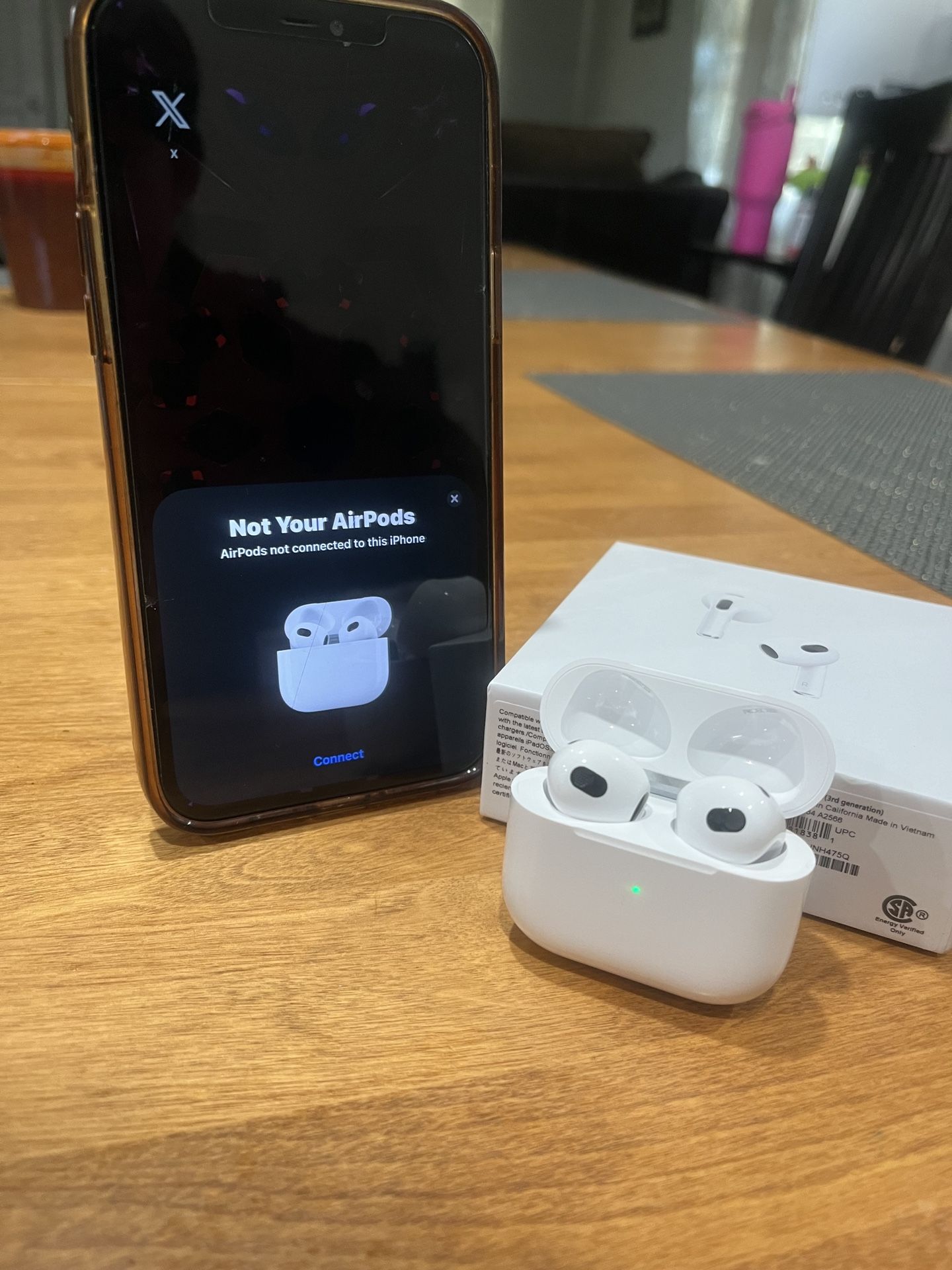 Apple AirPods 3rd Generation Wireless In-Ear Headset - White MagSafe Case