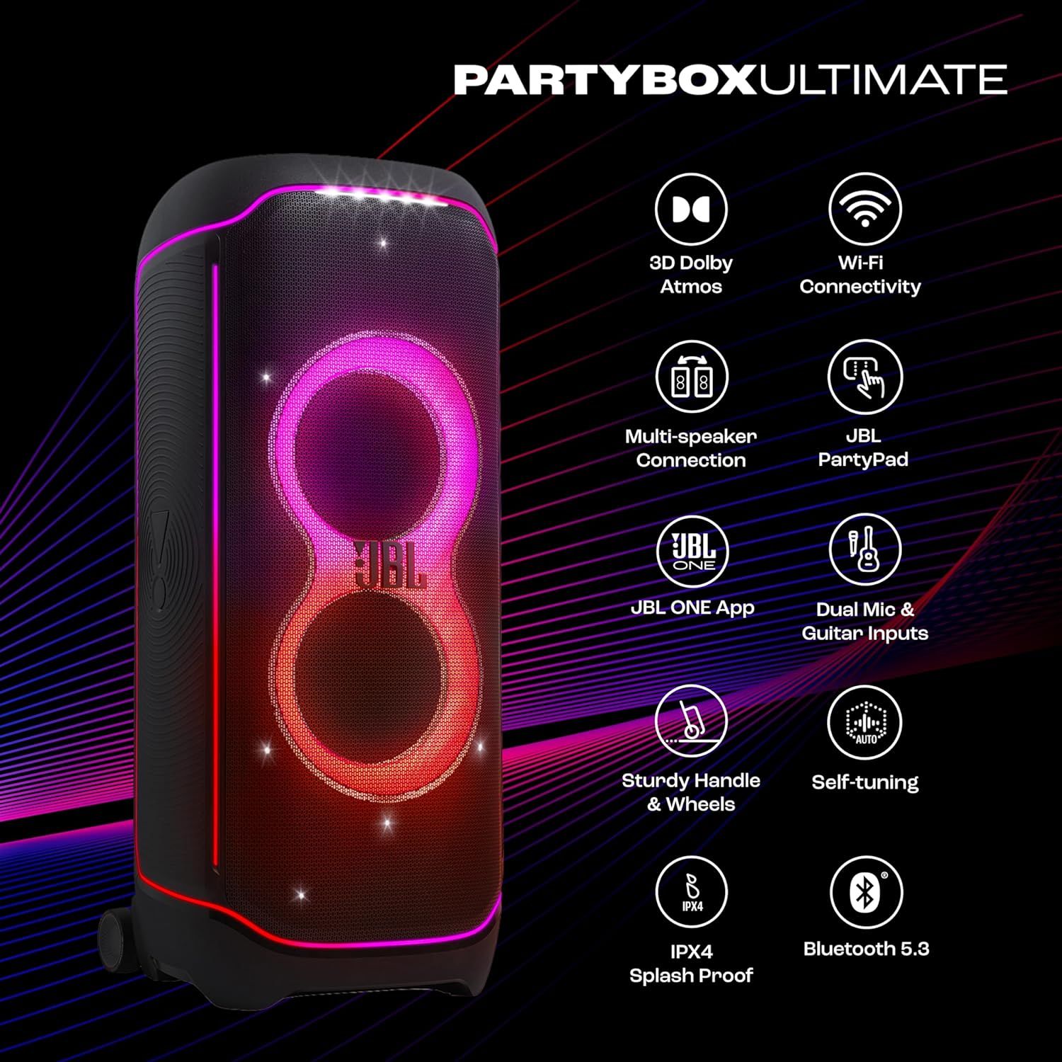 JBL Party Box Ultimate Wireless Speaker New - Only $1 Today Pay The Rest Later!