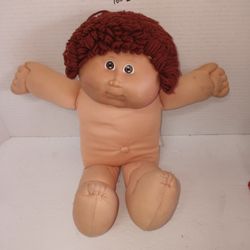Vintage 1985 coleco CPK Cabbage Patch Kid brown eyes