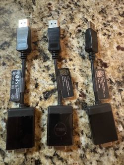Dell Adapter - DisplayPort to VGA  “3 adapters”