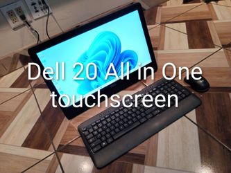 Touchscreen Dell Inspiron All in one-3052-8gb ram-250gb HD SSD solid good for Offic-es bu-sines