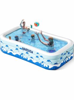 Inflatable swimming pool