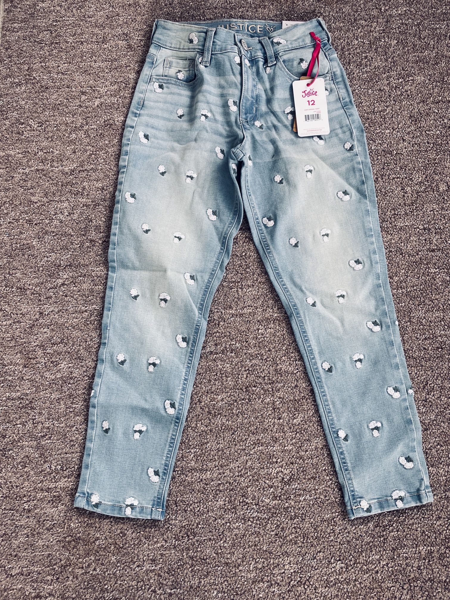 Justice Size 12 Girls Denim Jeans