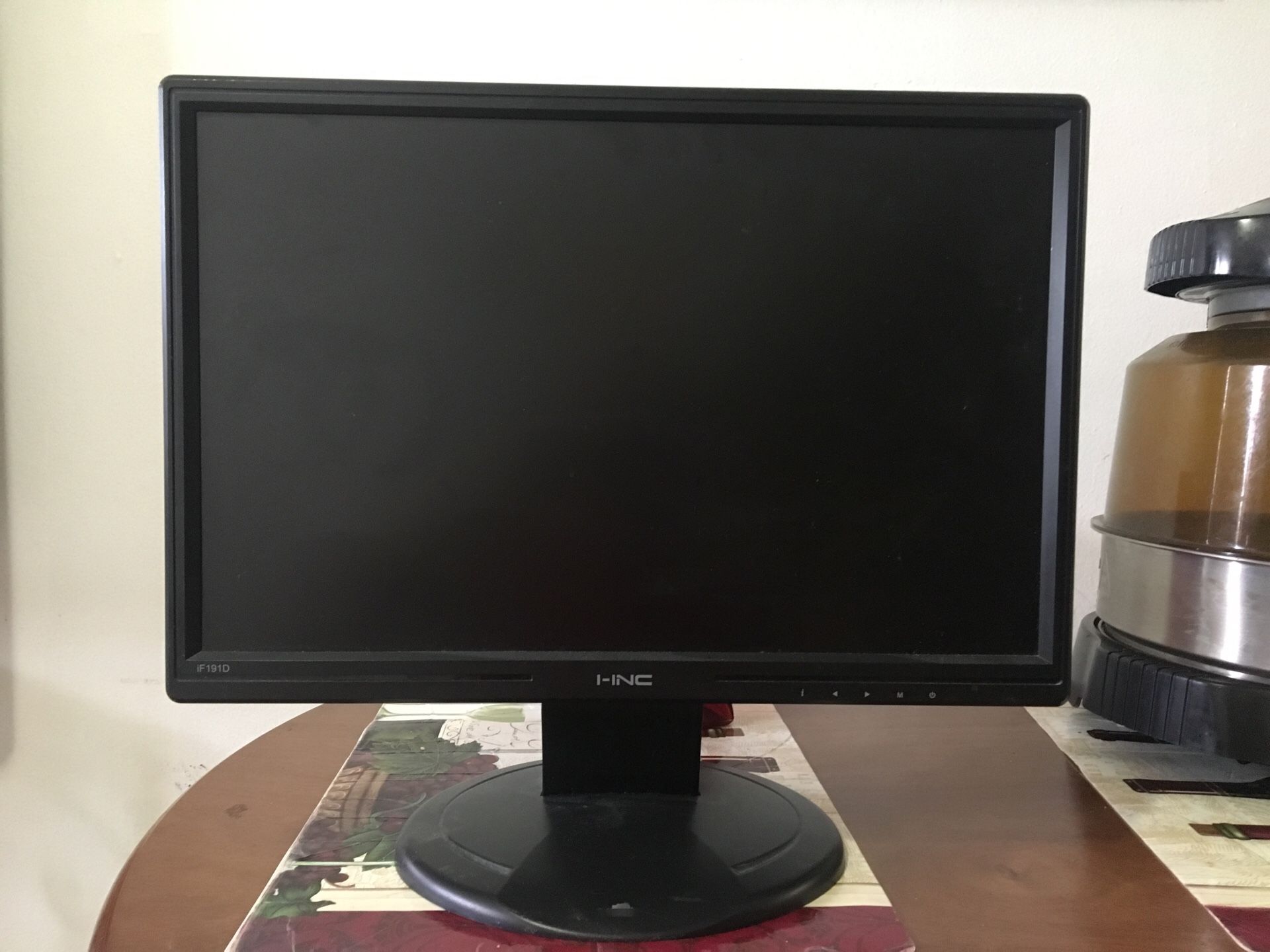 I inc IF191d lcd monitor 19” screen