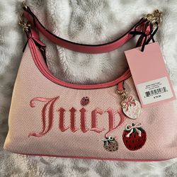 Juicy couture, pink strawberry handbag
