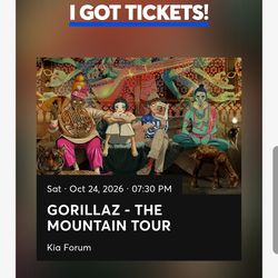 Gorillaz-the mountain tour