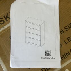 Metal Office File Cabinet – Wide 4-Drawer Storage, Lock & Keys