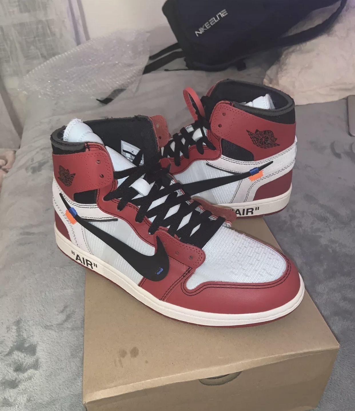 Off white Jordan 1s