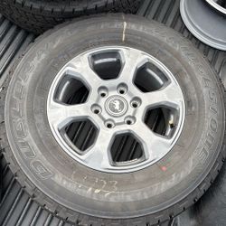 Ford Bronco 2025 Big Bend Edition (5) Factory Wheels And (4) Tires