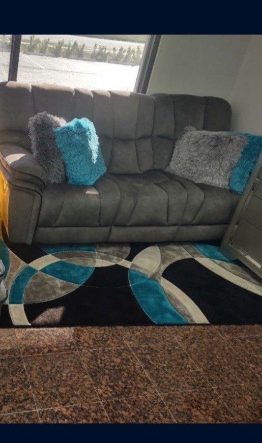 *June Sale Event!!!*---Classic Barcelona Gray Fabric Reclining Sofa/Loveseat Sets---Now $1099!!!---Delivery And Financing🤠