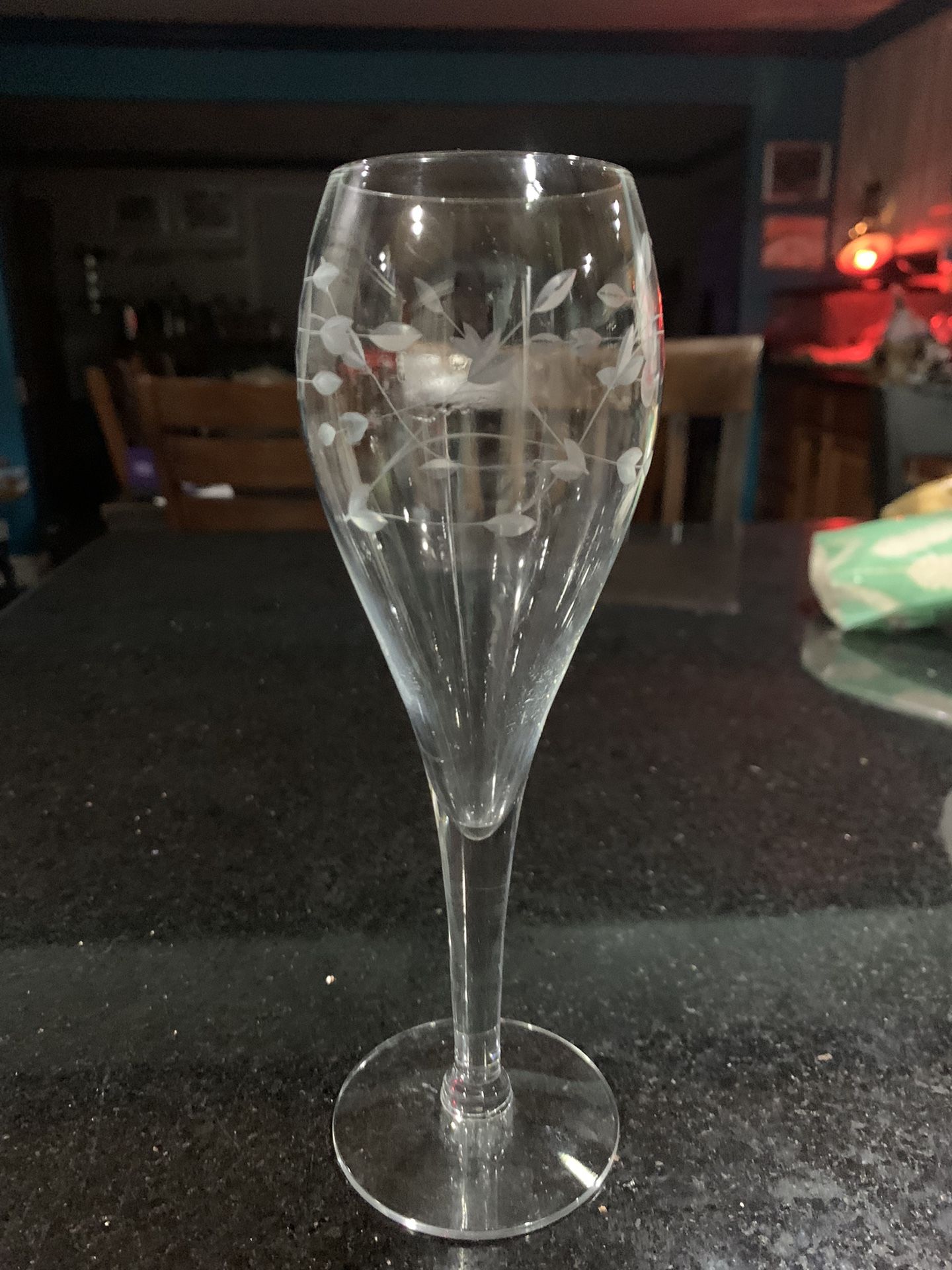 Princess House Crystal Vintage Etched Glasses