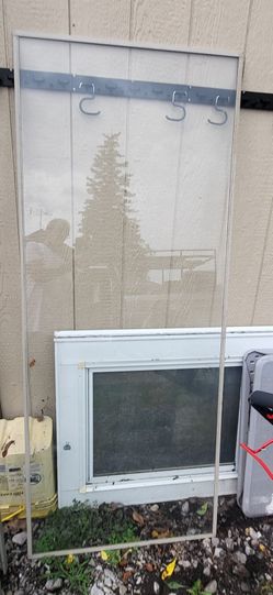 Glass . Storm Door