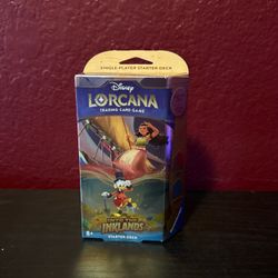 Disney Lorcana Into the Inklands Starter Deck Ruby + Sapphire