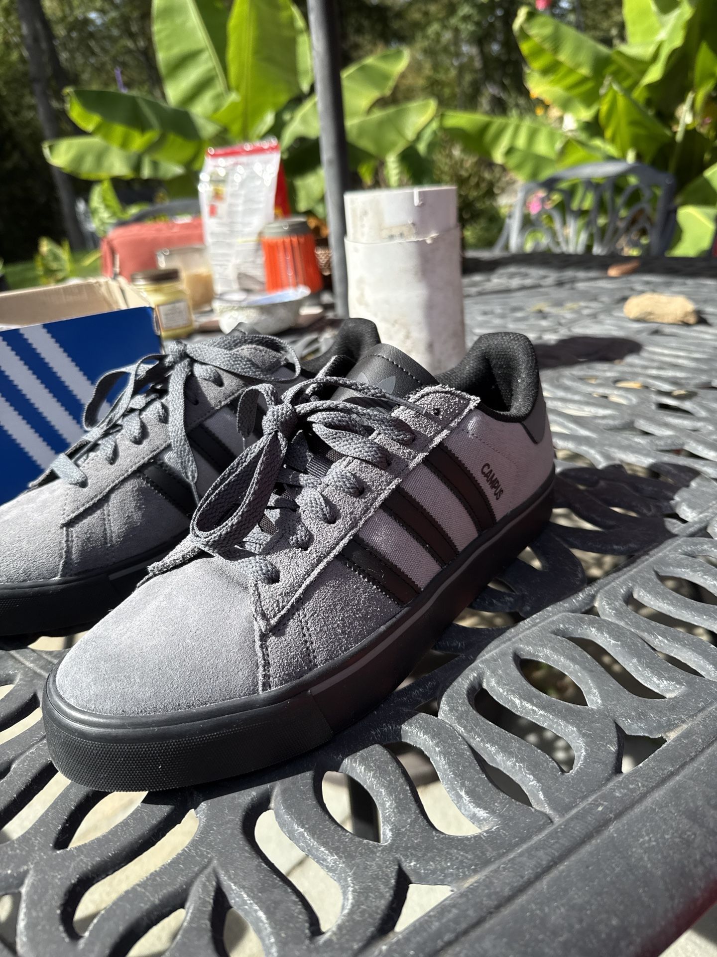 Adidas Campus Vulc Grey Black Suede Men’s Size 11 Sneakers Brand New w/ Box