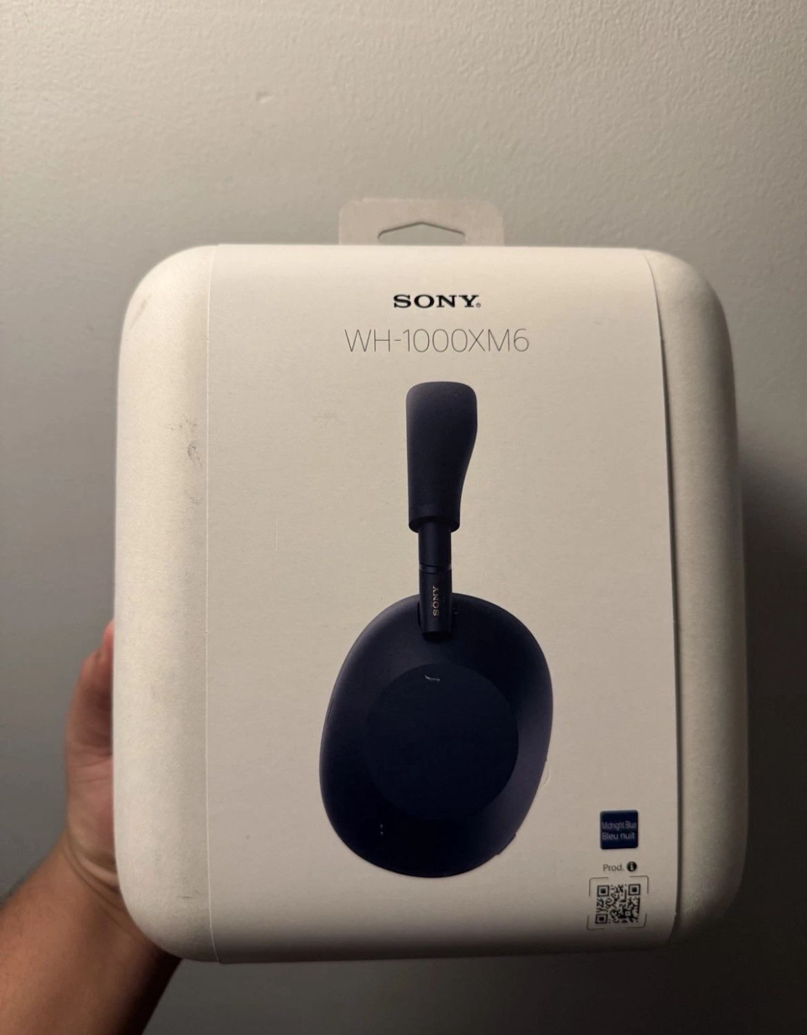 Sony WH-1000XM6 Wireless Noise Canceling Headphones - Midnight Blue