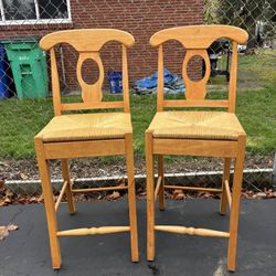 Wicker Bar Stools