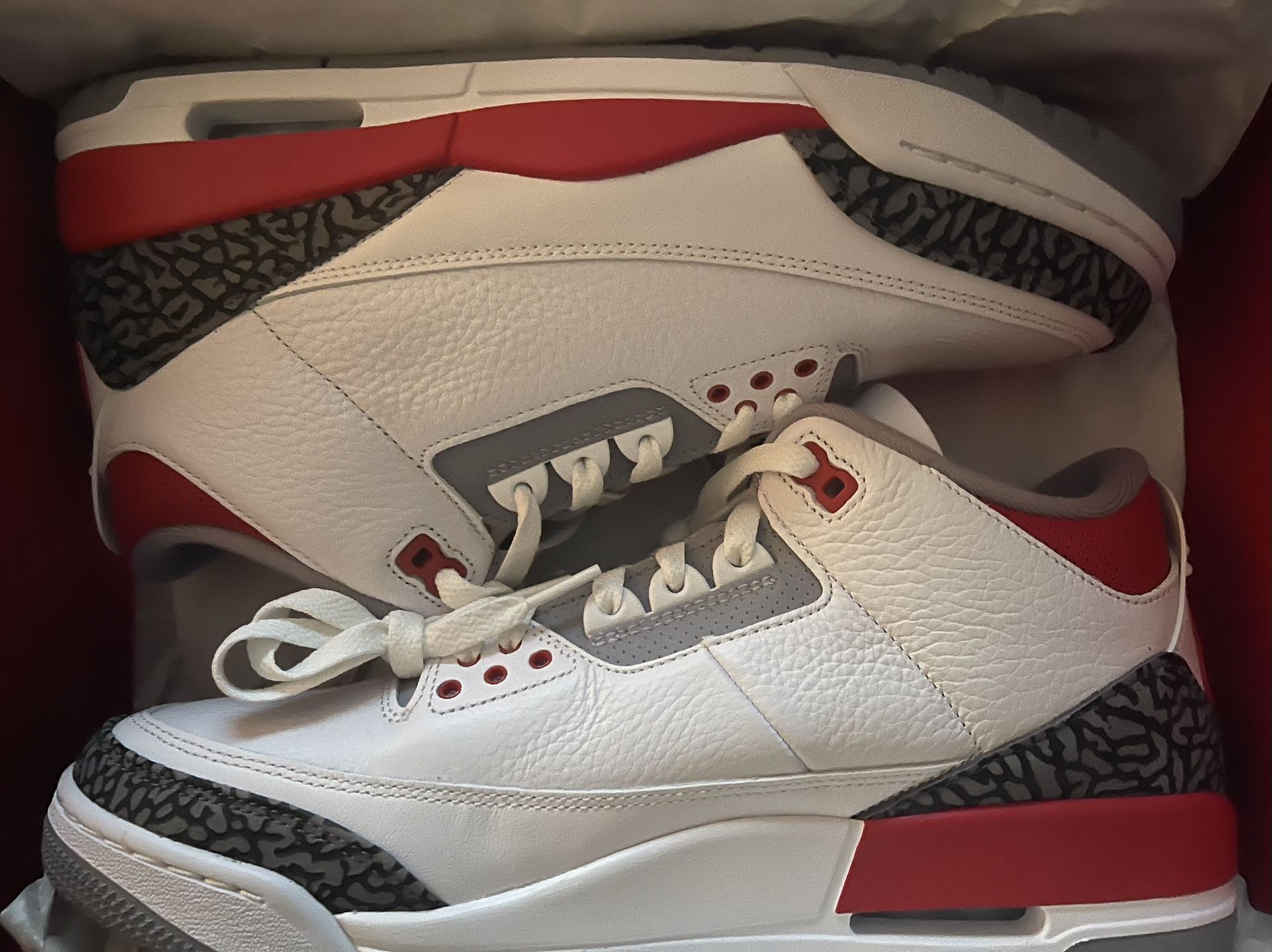 Ds Jordan 3 Fire Red Sz 11.5