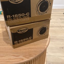 Brand New Klipsch R-1650-C In-Ceiling Loudspeaker – Sealed in Box!