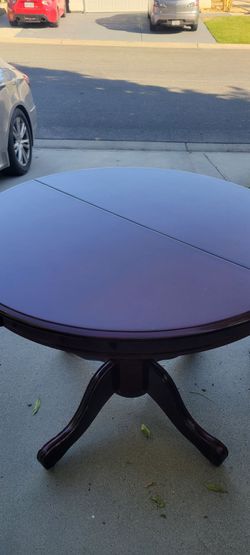 Solid Cherrywood Dining Table with Leaf