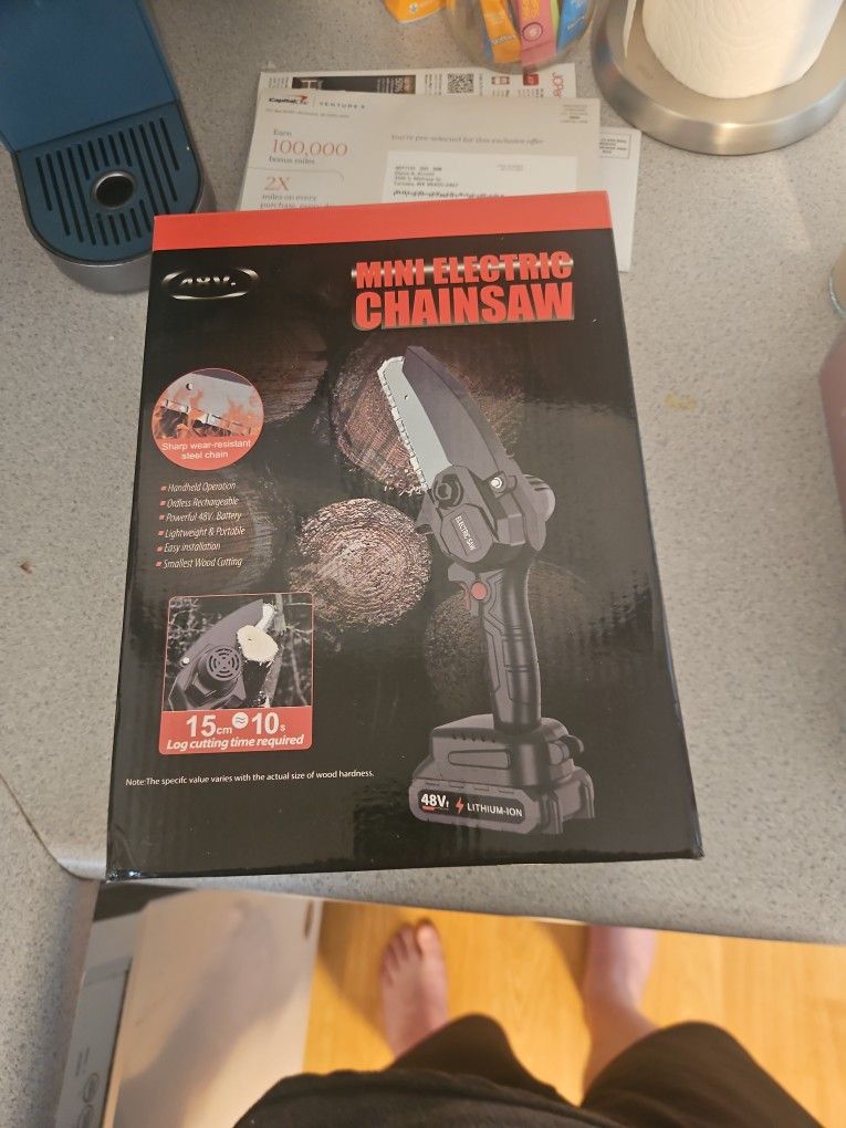 48v Mini Electric Chainsaw Brand New In Box